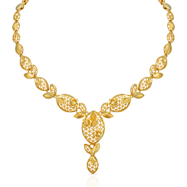 Amazing Mini Floral Gold Necklace