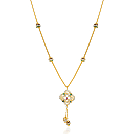 Beautiful Floral Gold Necklace