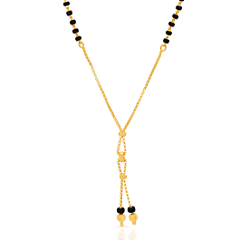 Classic Beaded Charms Gold Mangalsutra