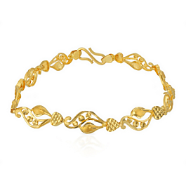 Elegant Heartin Gold Bracelet