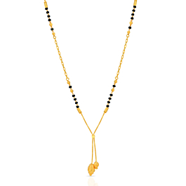 Captivating Double Charms Gold Mangalsutra