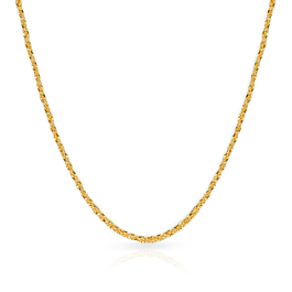 Glossy Twisted Gold Chain