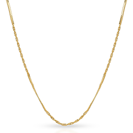 Attractive Twisted Gold Chain