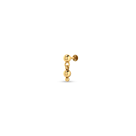 Sublime Dangling Bead Gold Nosepin