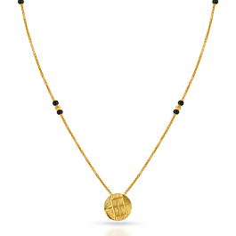 Magnificent Concentric Circle Gold Mangalsutra