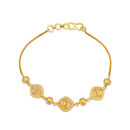 Trendy Beaded Gold Bracelet