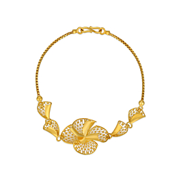 Appealing Blooms Gold Bracelet