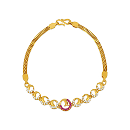 Adorable Twirly Gold Bracelet