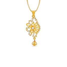 Ethereal Floret Gold Pendant