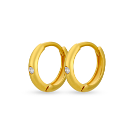 Alluring Hoop Gold Earrings