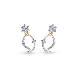 Amazing Floral Diamond Earrings