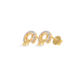 Ravishing Fancy Leaf Diamond Earrings-736A001443-1-EF IF VVS-18kt Yellow Gold-