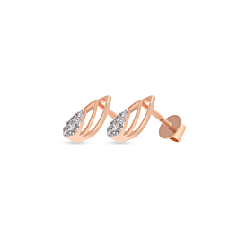 Attractive Dew Drop Diamond Earrings-736A001466-1-EF IF VVS-18kt Yellow Gold-