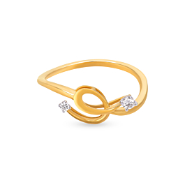 Fancy Dual Stone Diamond Ring-736A001303-1-EF IF VVS-18kt Yellow Gold-7