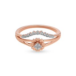 Wondrous Fancy Floral Diamond Ring-736A001788-1-EF IF VVS-18kt Yellow Gold-7
