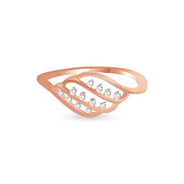 Stunning Twirly Diamond Ring-736A001334-1-EF IF VVS-18kt Yellow Gold-7