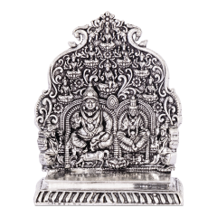 Divine Kubera Lakshmi Silver Idols