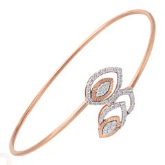 Lavish Three Tier Pear Diamond Bracelets