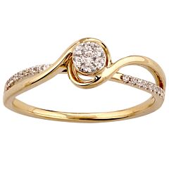 Splendid and Curvature  Design Diamond Ring