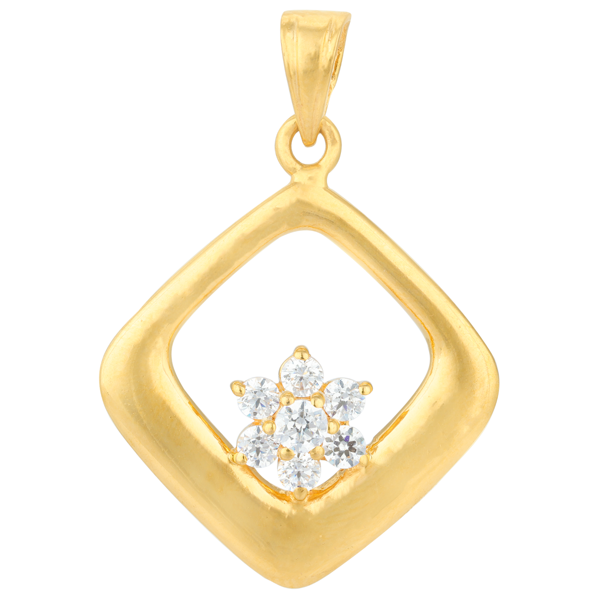 Buy Mesmerizing Hanging Floral Gold Pendants GRT Oriana
