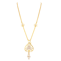 Fashionable Lighting Stone Gold Necklaces