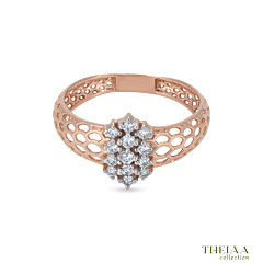 Sparkle Cluster Stone Diamond Ring - Theiaa Collection