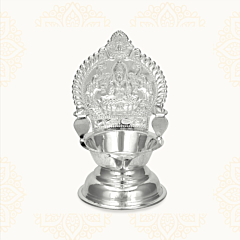 Goddess Katamachi Devi Silver Lamp