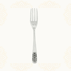 Engraved Floral Silver Fork