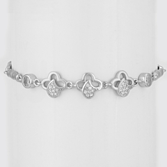 Stylish Cool Design Silver Bracelets