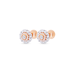Ravishing Floral Diamond Earrings