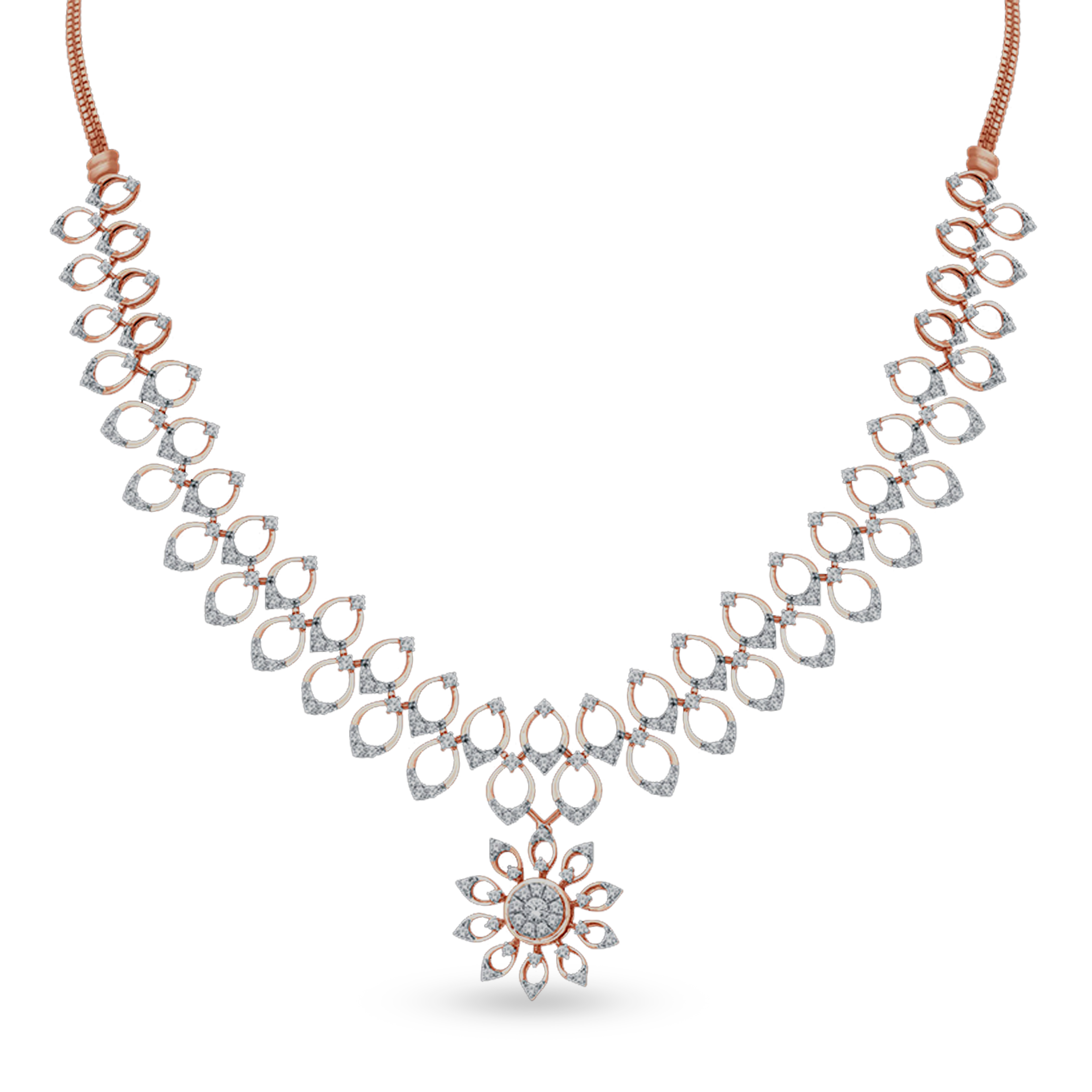 Brilliante Choice of Shape Simulated Diamond Charm Necklace